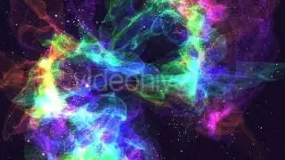 Beautiful Colorful Space Nebula | Background Animation Video