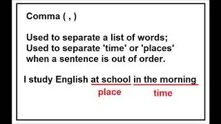Usando a pontuação em língua inglesa (Aula toda em inglês)