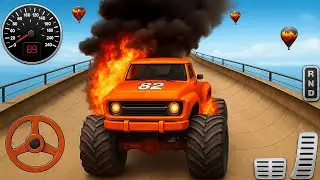 Insane Fire & Ice Monster Truck Race | Mega Speed Stunt Show 💥 part-2