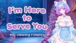 ASMR🧹Overly Devoted Maid Gently Cleans Your Ears (Ear Cleaning Roleplay)