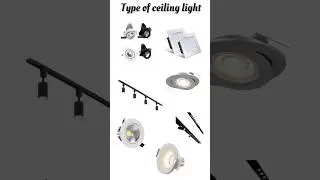 Different Types of Ceiling Lights 💡 Interior + Electrician Guide #shorts #youtubeshorts