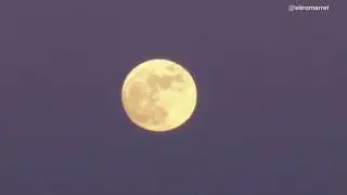 Snow Moon over Vantaa - Finland