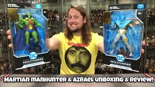 Martian Manhunter & Azrael McFarlane Toys Unboxing & Review!