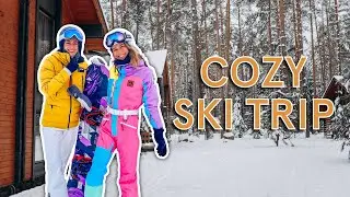 FAMILY SKI TRIP *vlog* + Full Vermont Airbnb Tour! | Family Getaway | Lucie Fink