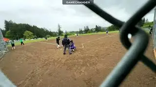 Nicole Hudson Softball Rainer 3A Homerun against Warrenton 