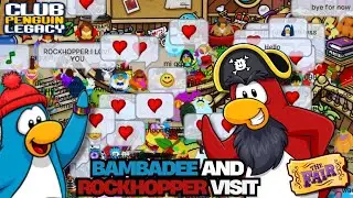 BAMBADEE & ROCKHOPPER VISIT TOGETHER! 🎟️ | Club Penguin Legacy