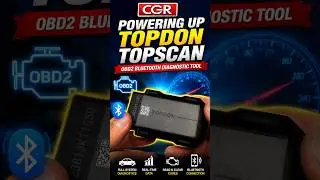 Powering up Topdon TopScan OBD2 Bluetooth Diagnostic Tool Scanner #topdon #shortvideo