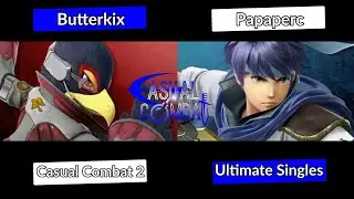 Casual Combat 2 - Butterkix (Falco) vs Papaperc (Ike) | Smash ultimate ssbu
