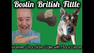 Ration Chocolate Cake & Mock Whipped Cream Tasting History. Traditional Bostin British Fittle Baking