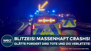 PADERBORN: Zig Unf&auml;lle! Glatteis in NRW fordert drei Todesopfer und mehrere Verletzte