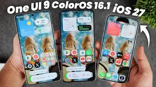 One UI 9 vs ColorOS 16.1 vs iOS 27 Animations : I Did NOT Expect This!