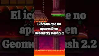 El ICONO ELIMINADO de GEOMETRY DASH 2.2! 🤯 #geometrydash  #likesivesesto