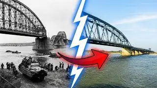 Шаг назад во времени: фотографии Второй мировой войны тогда и сейчас, которые поражают воображение