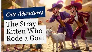 The Stray Kitten Who Rode a Goat Searching for His Mother