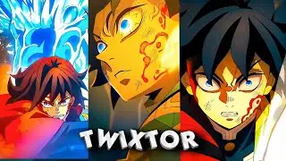 Giyu vs Akaza Twixtor 4K| Demon Slayer Twixtor 4K 