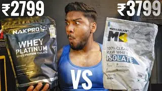 Muscleblaze Raw whey isolate Vs Nakpro Whey platinum isolate 