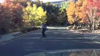 Hank longboarding
