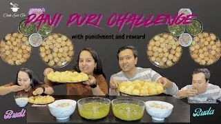 PANI PURI Challenge with Punishment + Reward | Viral | Couple Challenge