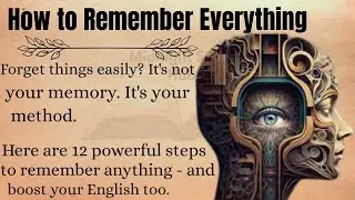 Train Your Memory to Remember More | Graded Reader | Improve Your English ✅
