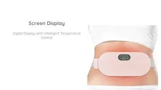 5% Off New Year Sale, Free Shipping | Smart Heating Pad Waist Belt Vibration #soothingrelaxation
