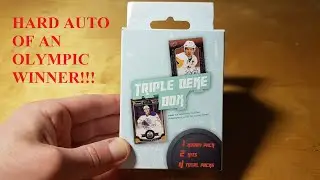 Fairfield Triple Deke Repack Hockey Box Break: A Hard-signed Auto of an Olympic Winner!