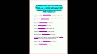 Pilates Reformer 1 Test Study Guide Latest Update Actual Exa video
