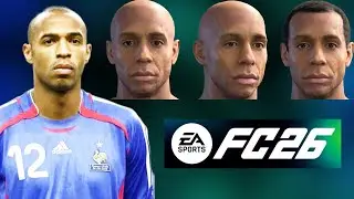 EA FC 26 &mdash; Как создать Тьерри Анри | Профессиональные клубы | Создание лица
