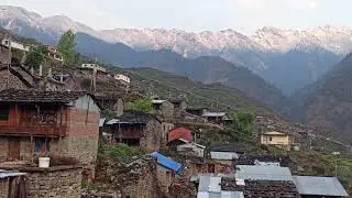 Look into a morning of Gatlang village