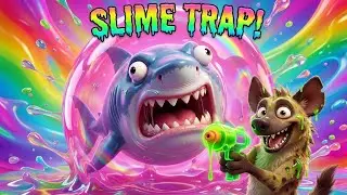 Zig vs Sharko! The Ultimate SLIME GUN Battle &ndash; Gone Sticky | Funny Zig & Sharko Animation