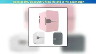 Top 6L car mini Fridge Beauty Cosmetics Mask Makeup Skincare Refrigerator DC 12V / AC 220V Heated C