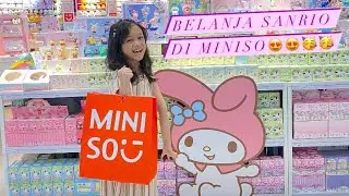 BELANJA BARANG BARANG SANRIO DI MINISO 😍😍🥳🥳 #sanrio #miniso