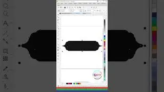 How to Create Simple Decorative Shape in CorelDRAW | Easy Label Design Tutorial in 1 Minute #design