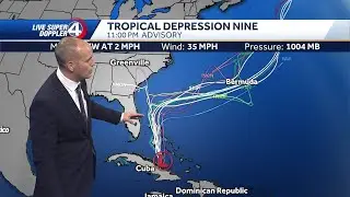 Tropical Depression Nine impacts expected along South Carolina coast Monday, Tuesday