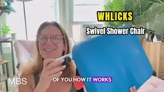 Unboxing & Review: Whlicks 360&deg; Swivel Shower Chair🚿