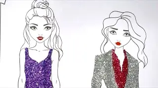 Beautiful Clothes With Shiny Glitters ✨ #art