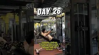 MINI CUT DAY - 26 LEG & SHOULDER #Shorts#YouTubeShorts#Fitness#TamilFitness#gym #trendingshorts