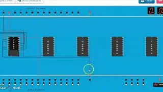 ADE LAB: Decade counter on deld sim