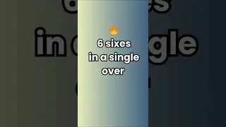 #sixesinasingleover #sixes #cricket #cricketrecords #cricketplayer #6sixesplayer #hittedsixplayers