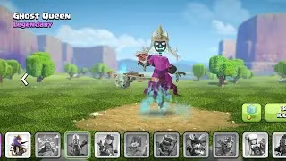 clash of clans new character skin QUEEN 👑 GHOST 👻👻🎃🎃🔪🗡️⚔️⚔️🏹🛡️🔪 video