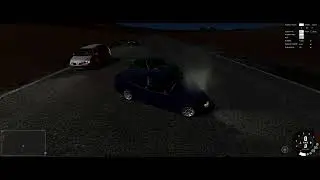 BeamNG - Desert Highway Drive unexpected accident (2023-12-03)