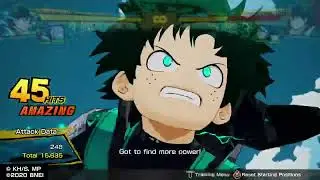 Shoot Style Deku 21k Damage Combo (My Hero One&rsquo;s Justice 2)