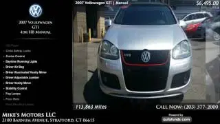 Used 2007 Volkswagen GTI | Mike's Motors LLC, Stratford, CT - SOLD