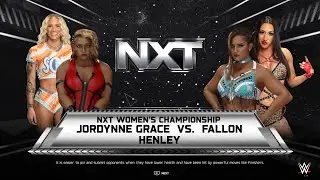 WWE 2K25 Universe Mode | Jordynne Grace Vs Fallon Henley 