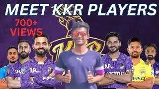  I Meet KKR Team Players 🏏