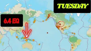 Large Earthquake activity continues. 6.4 EQ Banda Sea Region. Interesting EQS at Yellowstone today.