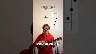 Deathbed - Powfu (Ukulele Tutorial) #shorts