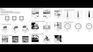 Listening B1, PET 3, Test 1, Part 1