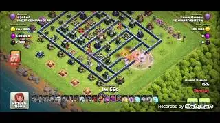 Anti queen walk+miners+hogs new TH14 anti hybrid defense base. 👌
