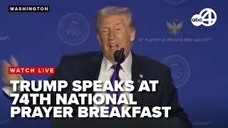 Trump speaks at National Prayer Breakfast