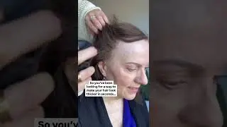 Have you tried hair fibers yet? #thinninghair #hairlosshelp #thickerhair